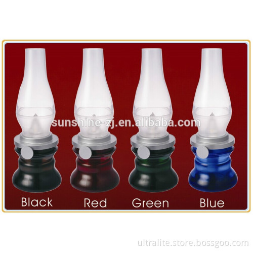 Blowing Sensor Imitate Kerosene Lamp Vintage Led Night Lights